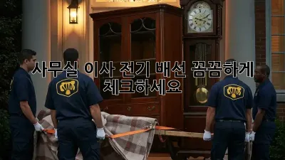 사무실 이사? 전기 배선 꼼꼼하게 체크하세요!