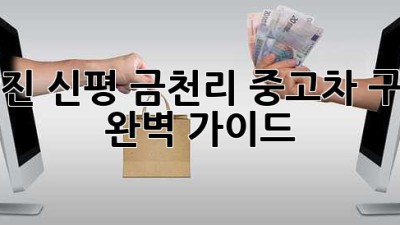 당진 신평 금천리 중고차 구매 완벽 가이드 🚗💨
